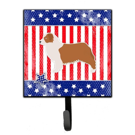 Carolines Treasures USA Patriotic Australian Shepherd Dog Leash or Key Holder BB3333SH4